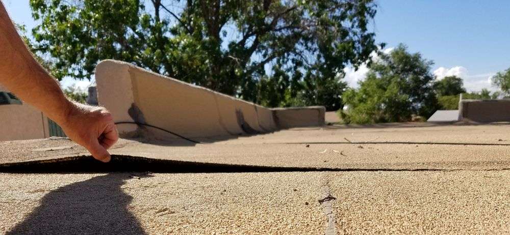 Losliggend dakleer op plat dak in IJsselstein